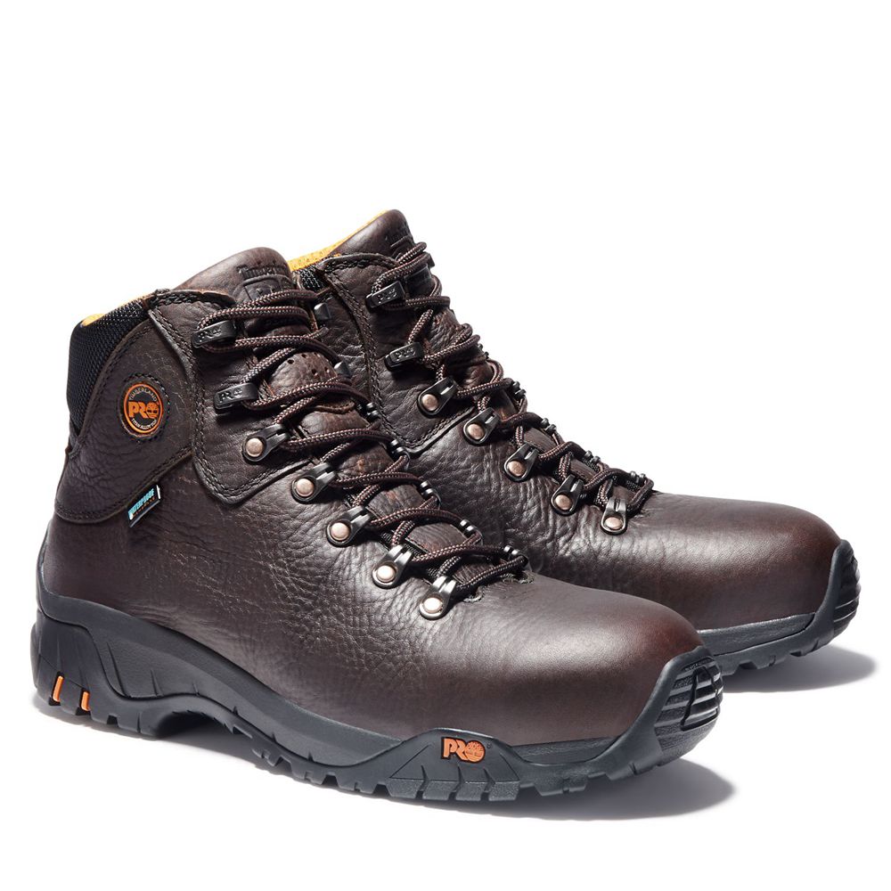 Bocanci De Muncă Timberland Barbati Maro Inchis - Pro® Titan® Trekker Alloy Toe - Romania - GEPHID06